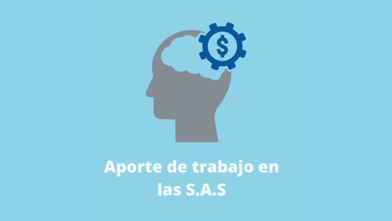 Aporte de industria o trabajo en una SAS